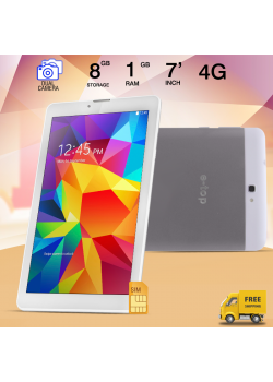 E-TOP T231, Tablet 7 inch, Android 4.4.2, 8GB, Dual Core, 4G LTE, Wi-Fi, Dual Camera, Silver